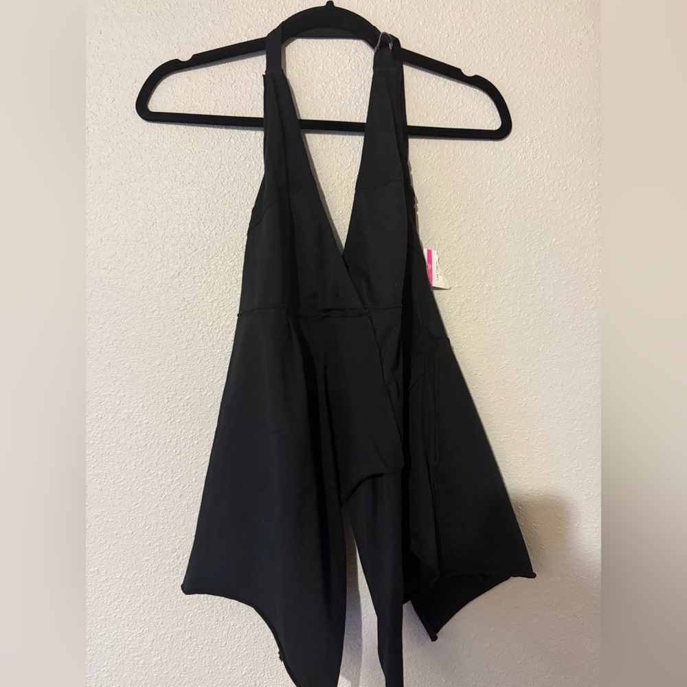 FREE PEOPLE LAYLA HALTER TOP TUNIC NWOT LARGE - Picture 5 of 8